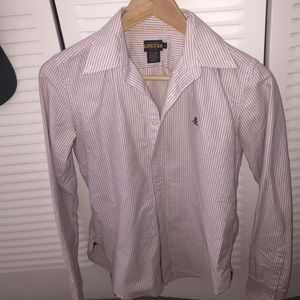 Lavender stripped Polo