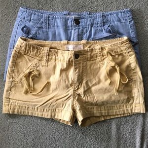 Sound and matter twill shorts