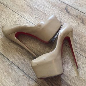 Christian Louboutin sky high heels
