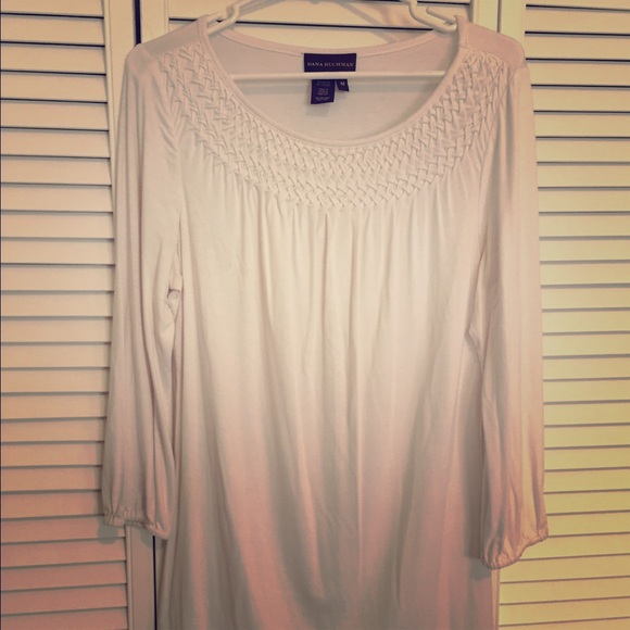 Dana Buchman white tunic