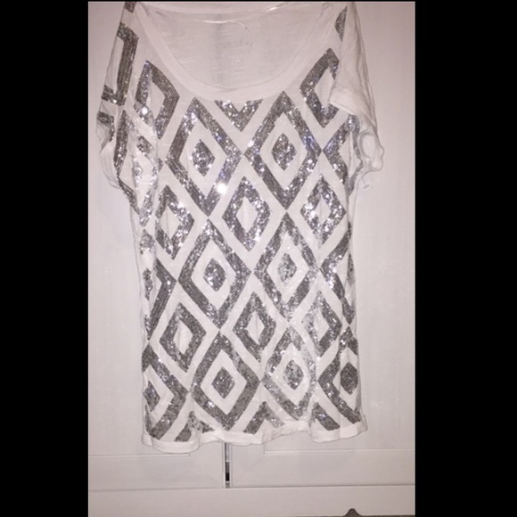 INC sparkly patterned top - Picture 1 of 1