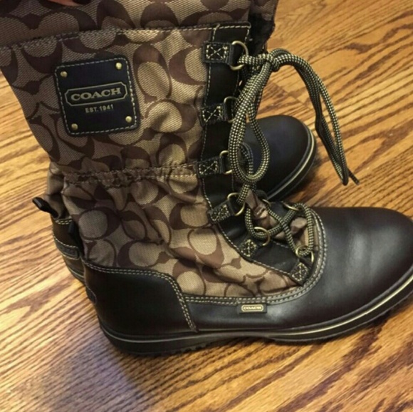 Coach winter boots