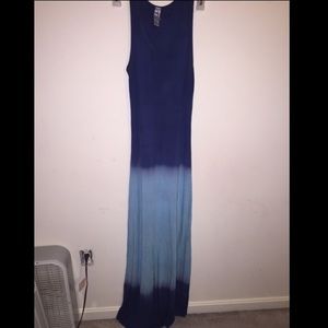 blue ombré maxi