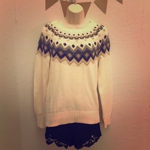 ❗️SALE❗️NWT fair isle knit sweater