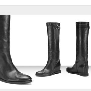 Monika Chiang black saddle boots