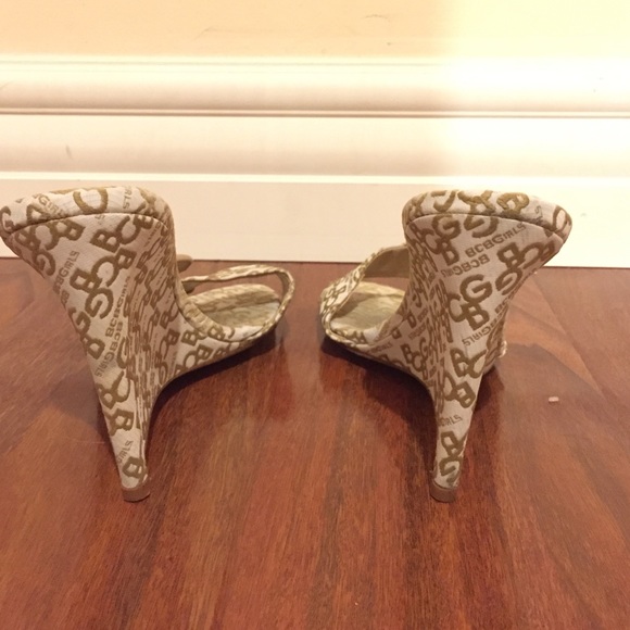 BCBGirls Shoes | 4 Wedge Strapless Sandals | Poshmark