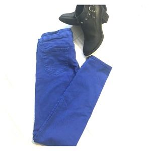 AMERICAN EAGLE Blue low rise jeggings size 2