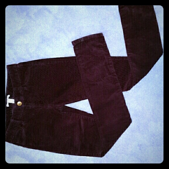Banana Republic Pants - Banana Republic Plum/Wine Cords