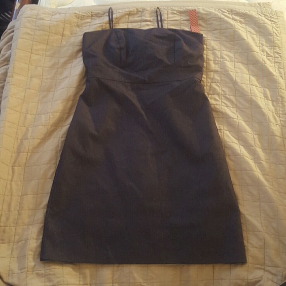 Strapless Denim Dress