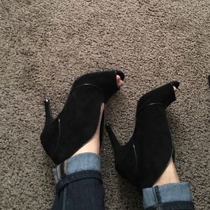 Nine West open toe booties