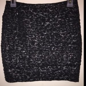 leopard bodycon skirt