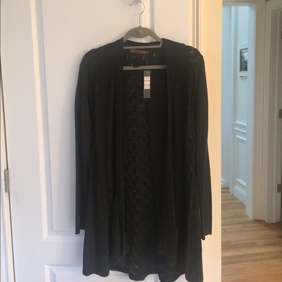 Charcoal grey sweater cardigan