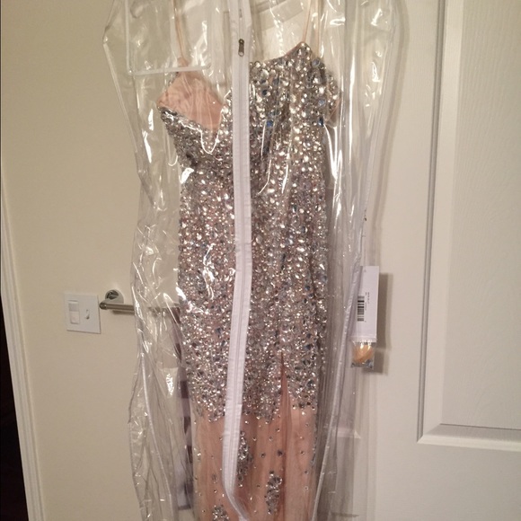 !!SOLD!! Jovani Jeweled Prom Dress - Picture 2 of 4