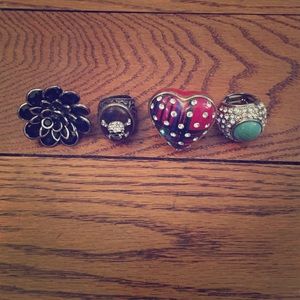 Assorted Betsey Johnson Rings