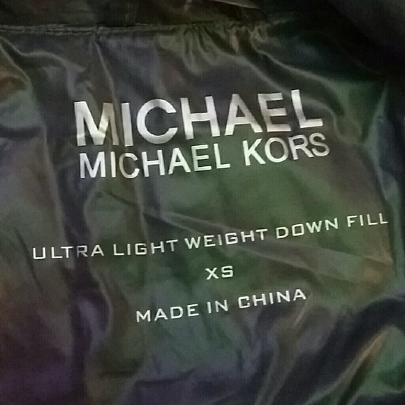 Michael Kors Packable Down Jacket