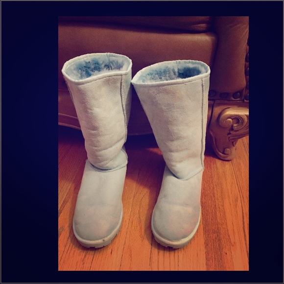 Authentic light blue Ugg boots