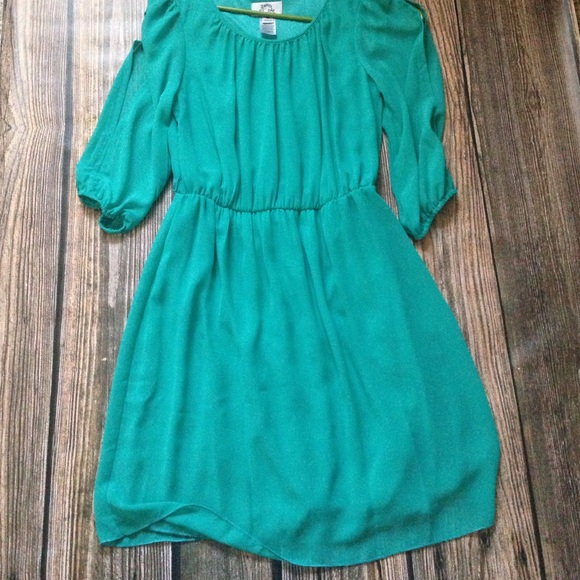 Aqua dress!