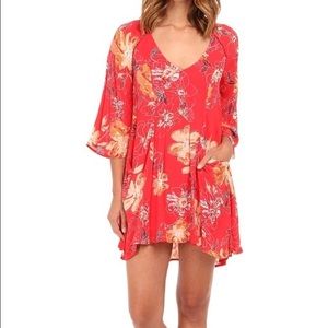 NWT Free People Eyes On You Printed Mini Dress sz4