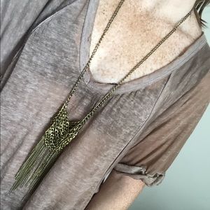 Long chain necklace