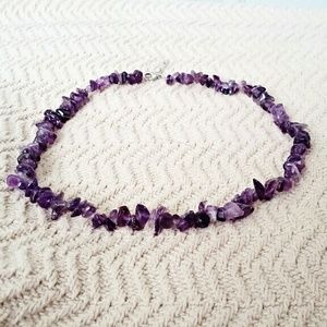 🔮💎Amethyst Quartz Polished Raw Rock Necklace🔮💎