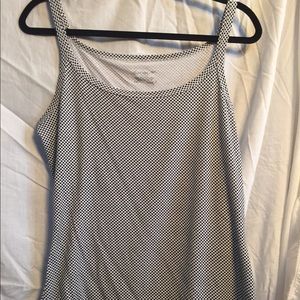 Jockey polka dot jersey tank top