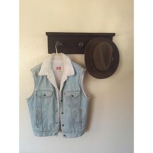 Mens Levi's Lined Denim Vest (Made in USA) 🇺🇸