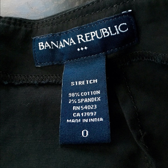 Banana Republic black stretch A-line - Picture 4 of 4