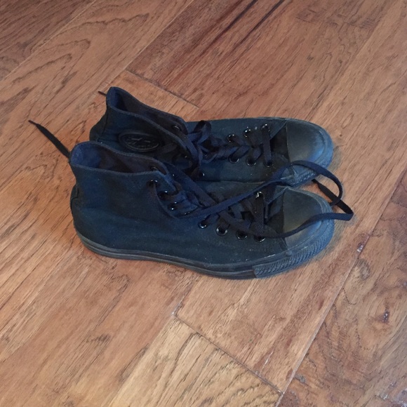 All Black Chuck Taylor's