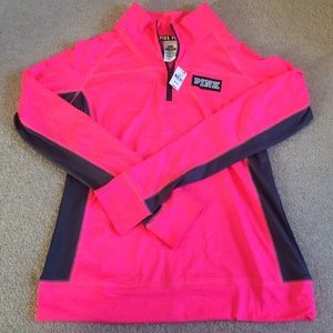 BRAND NEW VS Pink Ultimate Half-zip