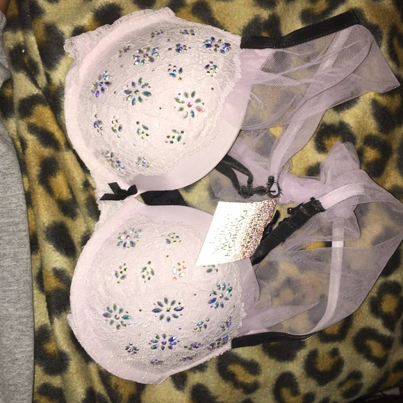 Victoria's Secret Other - White crystal bra :)