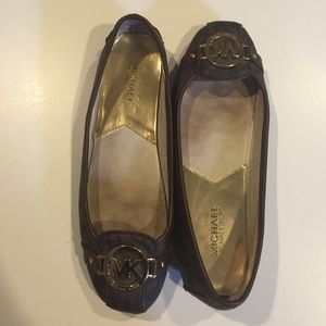 Michael Kors brown, 8.5 flats