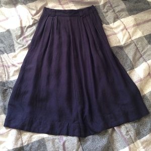 Long navy blue skirt