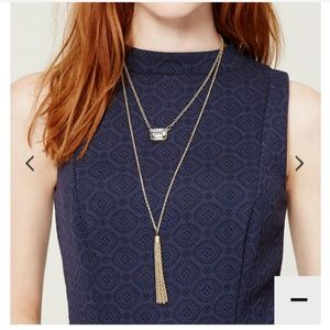 Layered tassel necklace. New, never worn.