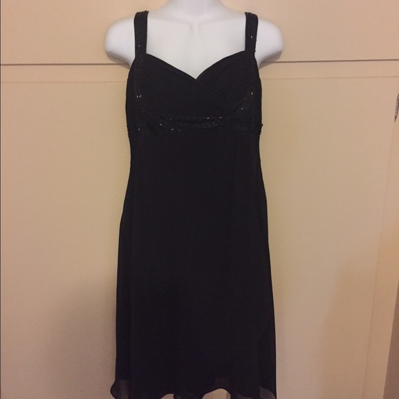 Black cocktail dress