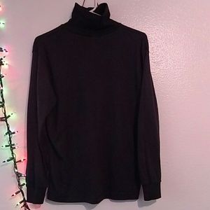 Black turtle neck