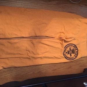 Orange Victoria's Secret sweat pants