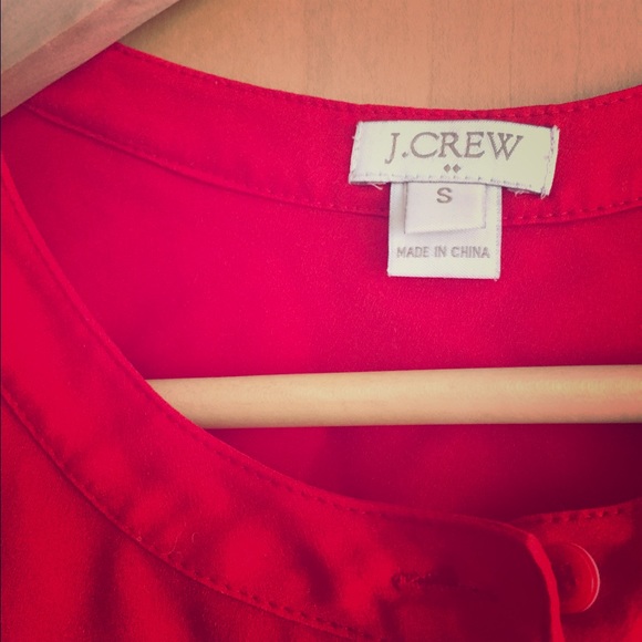 ❤️❤️RED JCREW SHIRT FOR $10?! ❤️❤️