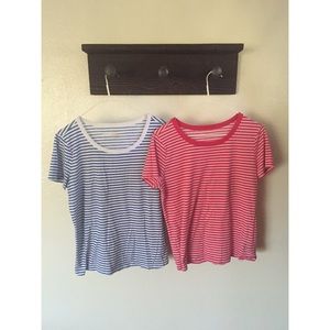 2 - Striped Urban Outfitters Short Sleeve Tees