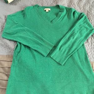 Green sweater
