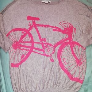 Forever 21 bike graphic sweater