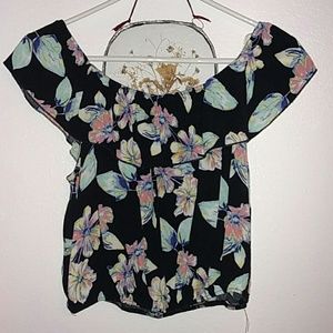 Floral crop top