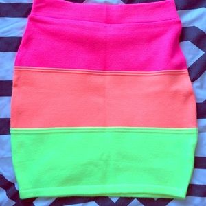 Neon skirt