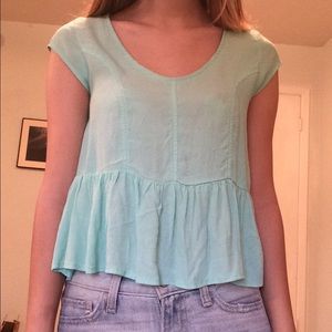 Nasty Gal Flowy Crop Top