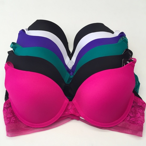 6 Sheer Embellish Bras
