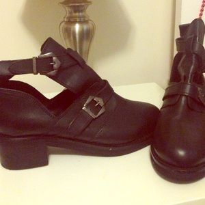 Top shop cut out booties