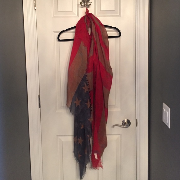 Free People American Flag Scarf