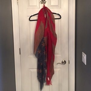 Free People American Flag Scarf