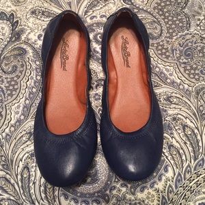 Lucky Brand Leather Flats Navy ⚓️