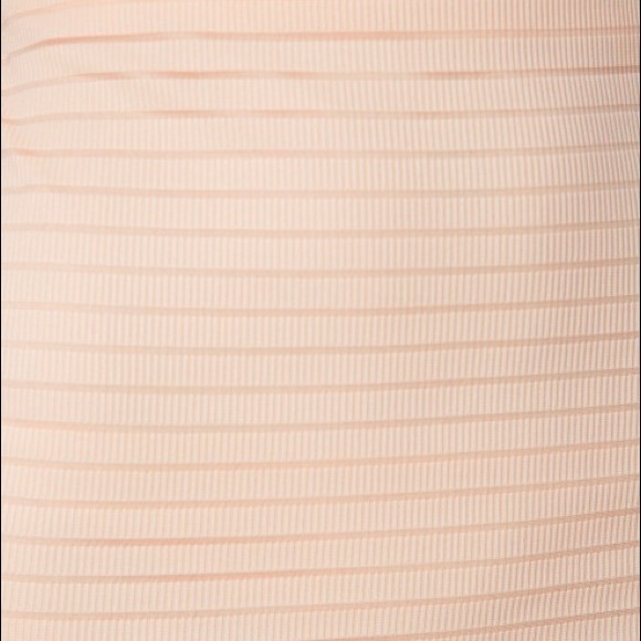 NEW - MISSGUIDED Nude Ribbed Skirt sz 2! - Picture 4 of 4