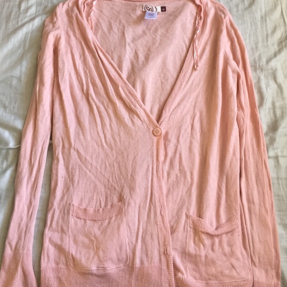Long Pink Cardigan